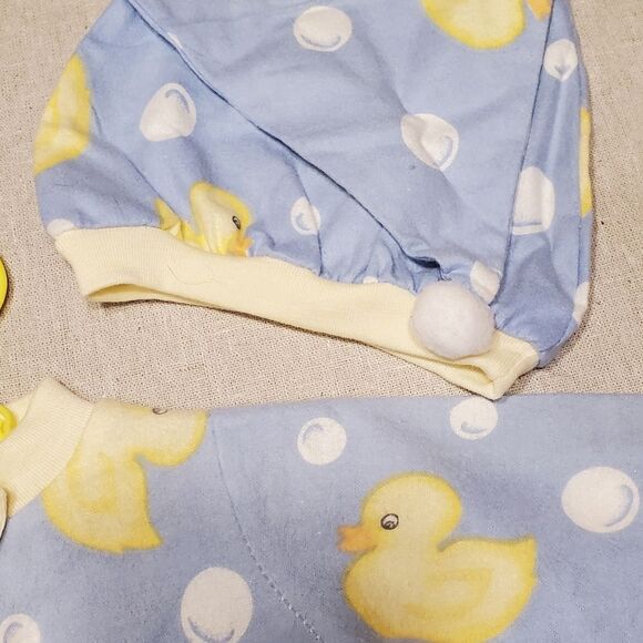 Middleton Reborn Blue and Yellow Duck One Piece Footed Doll Outfit Bundle. - Picture 4 of 11
